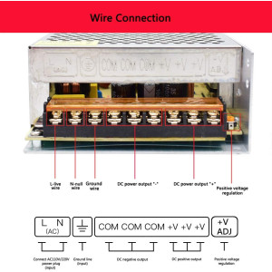 ALIMENTATION 5 VOLTS - 40A / 200W