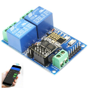 Carte de relais multifonction ESP8266 ESP-02S - WiFi IOT - Pour Smart Home 