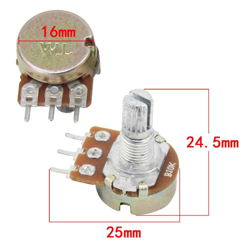 Potentiomètre linéaire Rotatif 10K Ohm