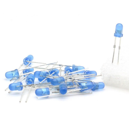 Leds électroluminaissantes 5 MM - Bleue