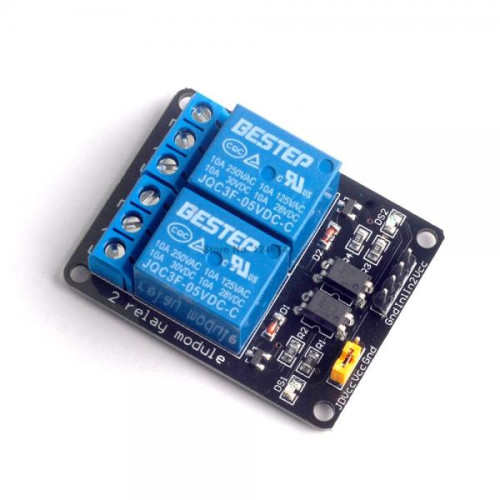 Carte d'interface relais 2 canaux - Entrées opto-isolées - 3,3 à 5 V